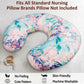 Swesen 2 Pack Nursing Pillow Cover For Baby Girls, Breastfeeding Pillow Slipcover, Soft Stretchy Snug Fits On Infant Nursing Pil