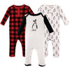 Hudson Baby Unisex Baby Cotton Coveralls, Penguin, 18-24 Months
