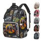 M Yescustom Custom Diaper Bag For Boys - Large Capacity Backpack With Pockets, Animal Personalized Baby Diaper Bags For Dad, Wat