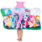 My Little Pony Bath/Pool/Beach Soft Cotton Terry Hooded Towel Wrap, 24 In X 50 In, By Franco Kids