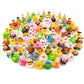 XY-WQ 100 Pack Rubber Duck for Jeeps Ducking - 2.3 Inch Bulk Floater Duck for Kids - Baby Bath Toy Assortment - Party Favors, Bi