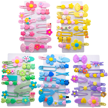 Maitianisk 15Pcs Hair Accessories For Girls Little Girl Hair Clips Barrettes For Baby Toddler Teens Women Kids Cute Candy Colorf