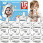 CRAZYTHUR Sippy Spout Nipples(15 Pack), Compatible with Philips Avent Natural Bottles, My Grippy Spout & Natural Trainer Sippy C