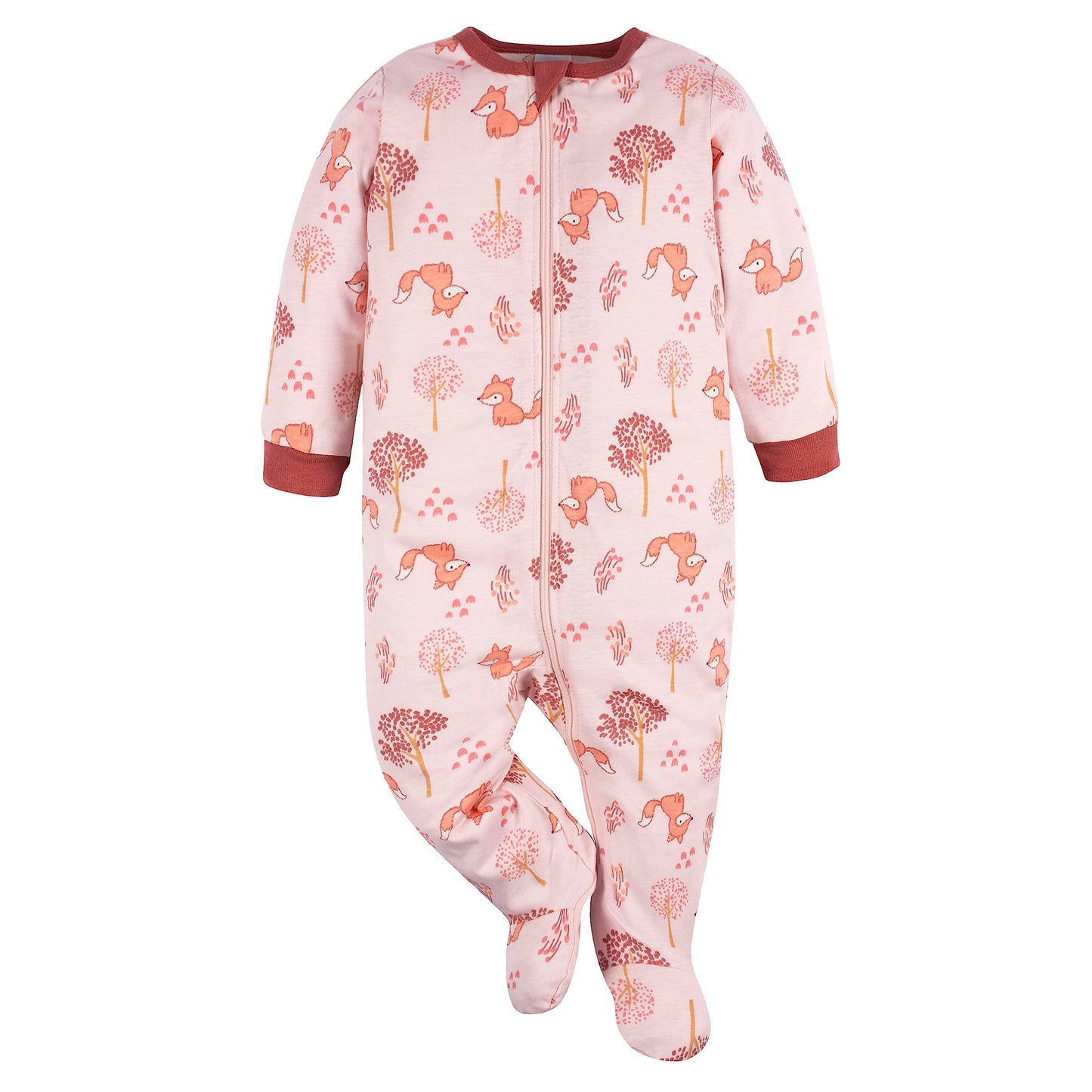 Gerber Baby Boys And Girls 12 Piece Layette Gift Set, Purple Fox, 6-9 Months