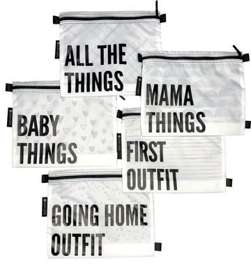 Lucky Love Hospital Bags For Labor And Delivery, Diaper Bag Organizing Pouches And Hospital Bag Essentials For Mom