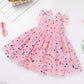 Idopip Baby Girls Sequin Polka Dot Tutu Dress Summer Sleeveless Backless Princess Birthday Party Dresses Toddler Girl First Comm