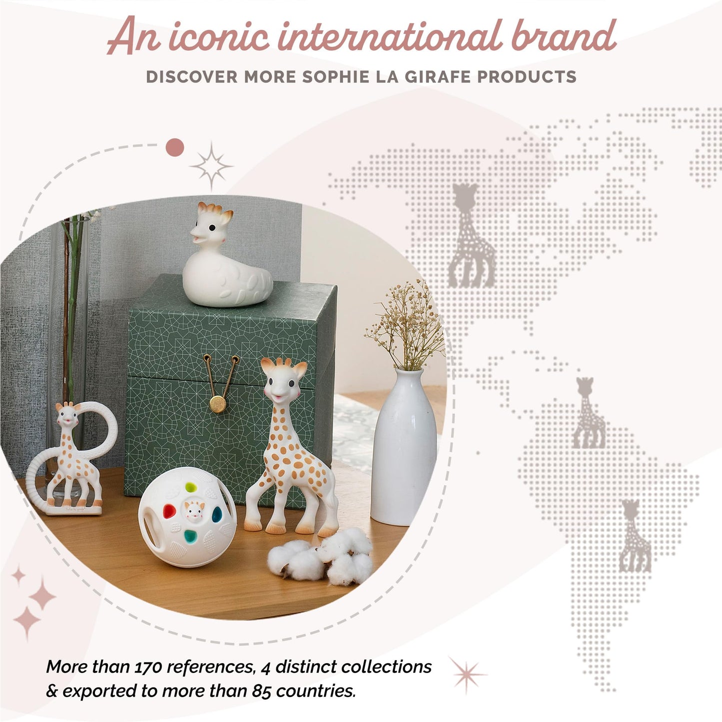 Sophie la girafe | Colorings Teether | Light & Easy to Grasp | Awaken All 5 Senses