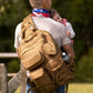 T.O.M Horizons Sling Diaper Bag For Dad; Single-Handed Diaper Changing System. Waterproof Changing Pad, Insulated Bottle Pouches