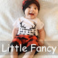 Newborn Baby Boys Girls Deer Little Man Letter Printing Plaid Shorts Outfit Set (White02, 0-3 Months)