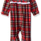 Little Me Baby Girl'S Christmas Plaid Pajamas Sleepwear, Christmas Plaid, 6 Months