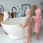 Premium Soft Bath Robe For Toddlers Babies Kids - Organic Bamboo Toddler Robe With Hood - Girls Robe Boys Robe Baby Robe (12-24