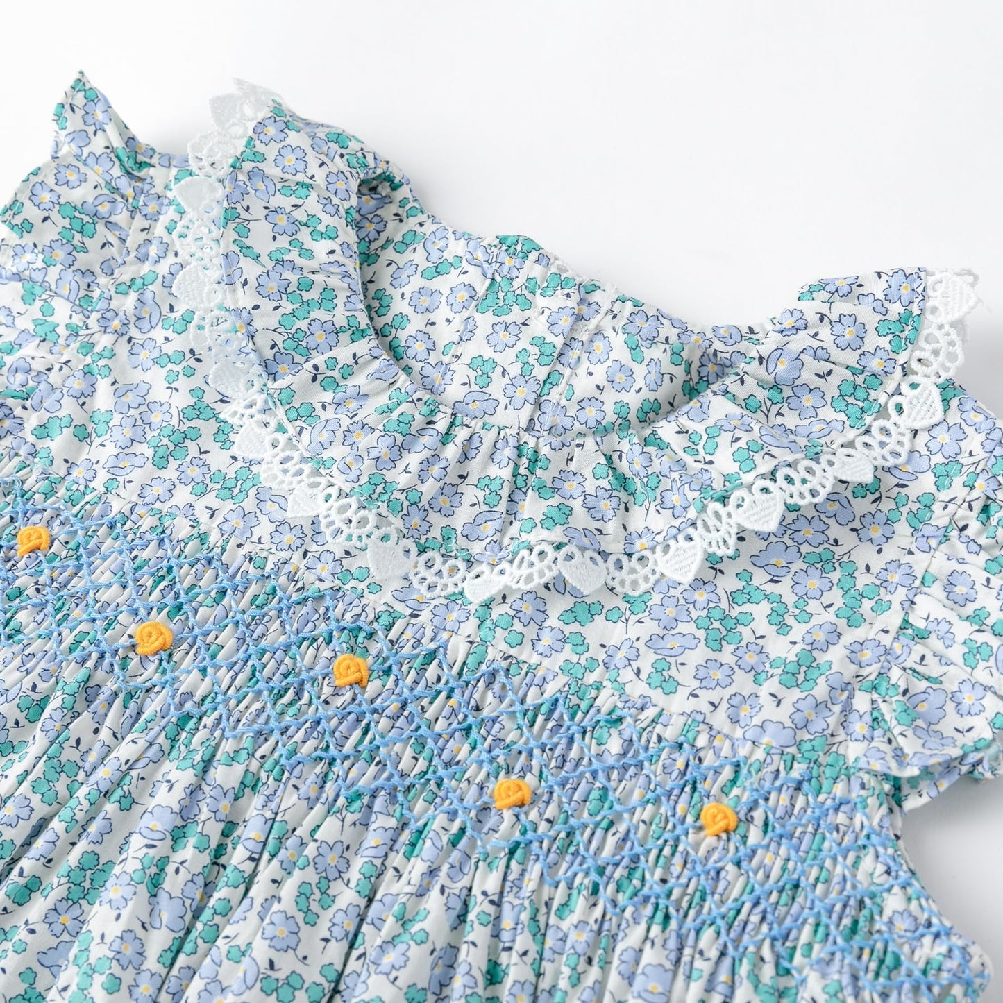 Simplee Kids Baby Blue Dress Toddler Ruffled Dress Little Girls Casual Dress Playwear Sundress For Spring Summer 5T
