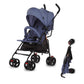 Dream On Me Vista Moonwalk Baby Stroller In Blue, Lightweight Infant Stroller With Compact Fold, Multi-Position Recline Umbrella