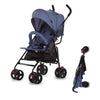 Dream On Me Vista Moonwalk Baby Stroller In Blue, Lightweight Infant Stroller With Compact Fold, Multi-Position Recline Umbrella