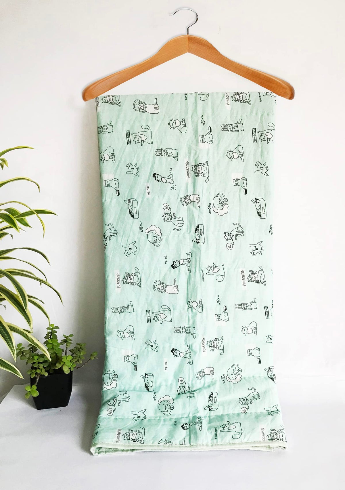 Orak Living Moody Tales,Kids AC Quilt,Printed,Handmade,Baby dohar,Newborn Quilt,Baby Blanket,Nursery Bedding,Lightweight and sog