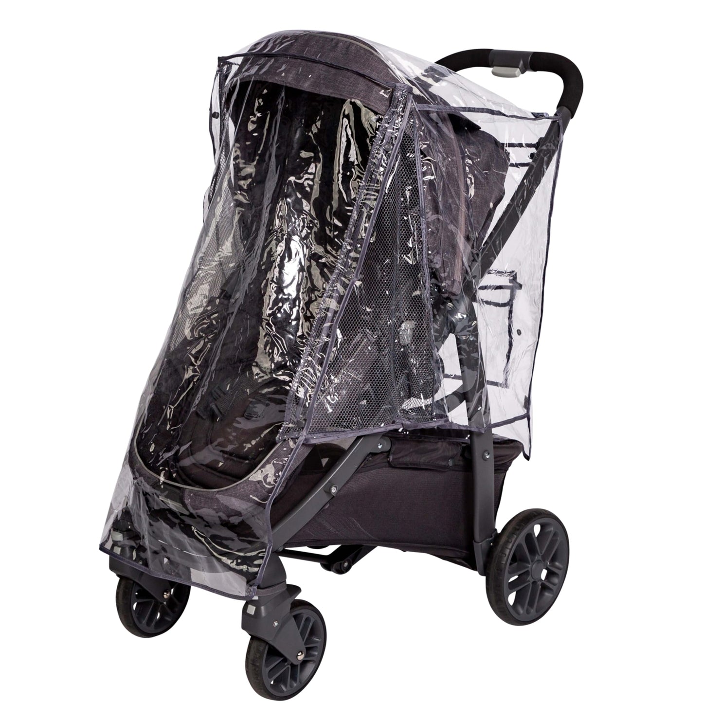 J.L. Childress Stroller Rain Cover - Universal Stroller Poncho - Stroller Accessory - Ventilated Baby Weather Shield And Protect