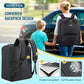 Yorepek Backless Booster Car Seat Travel Bag Backpack For Airplane, Foldable Booster Car Seat Cover With Lauggage Strap, Compact