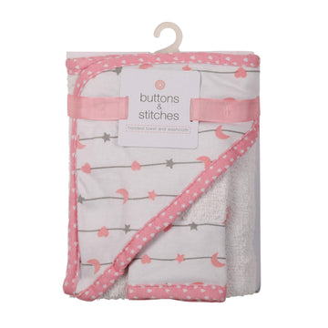 Buttons And Stitches Baby Boys Infant Hooded Towels