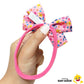 Luv Her Baby Accessories Adorable Baby Headband Bows Soft Elastic Newborn Girl Essentials Baby Hair Product Printed Headbands Fo
