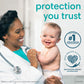 Pampers Baby Diapers - Pure Protection - Size 3, 66 Count, For Up To 100% Leakproof, Premium Plant-Based Skin Protection