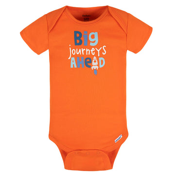 Gerber Baby Boys 5-Pack Short Sleeve Variety Onesies Bodysuits Space Newborn
