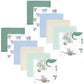 Hudson Baby Unisex Baby Flannel Washcloths, Boy Dino World 12Pk, One Size