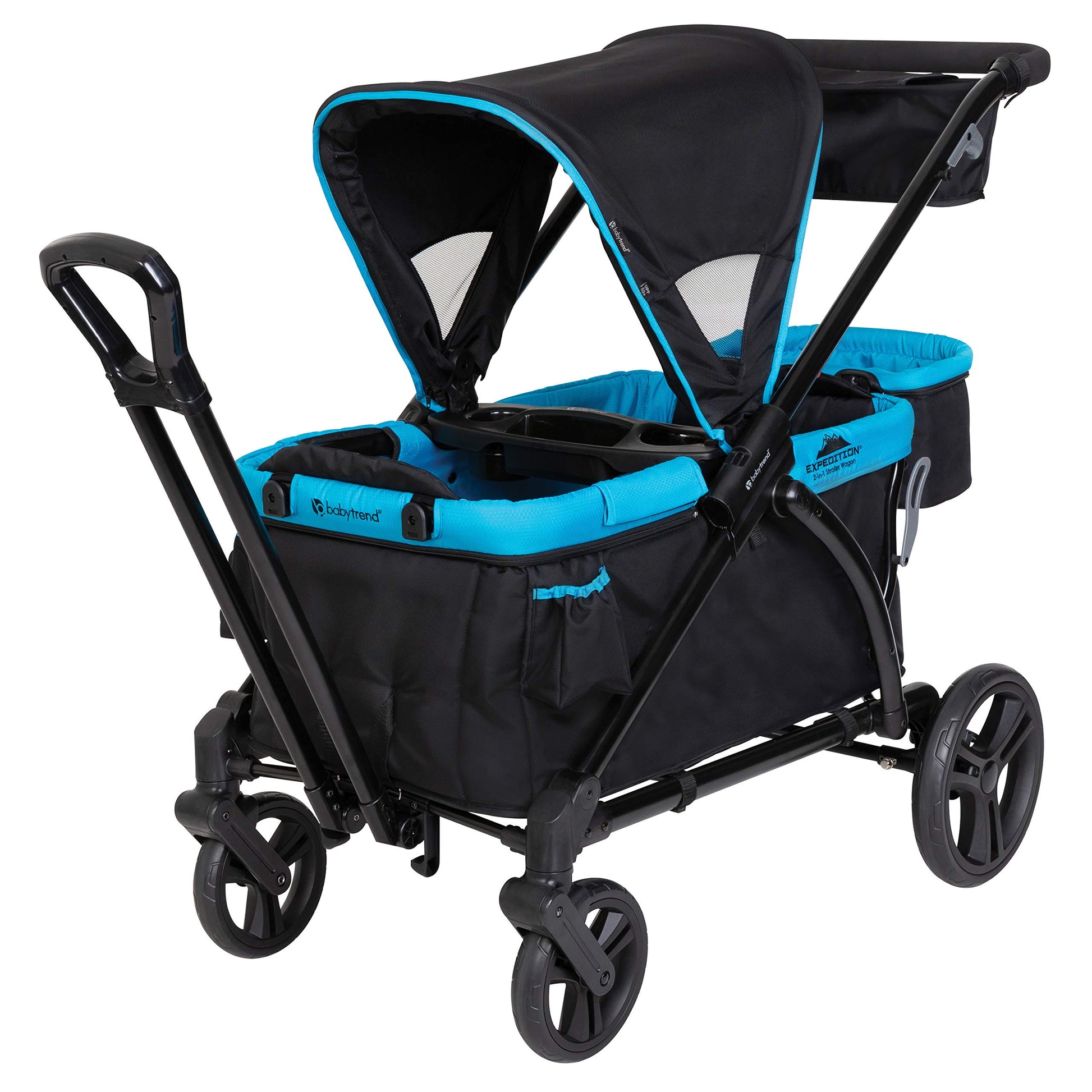 Baby Trend Expedition 2-In-1 Stroller Wagon Plus, Ultra Marine