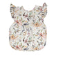 Bapronbaby Flutter Delilah Floral Bapron - No Neck Tie Safer Bib For Baby & Toddler - Soft Waterproof Stain Resistant - Machine