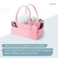 Mr. Pen- Baby Diaper Caddy Organizer, Pink, Baby Organizer, Car Diaper Caddy, Baby Caddy Organizer, Portable Diaper Caddy, Diape