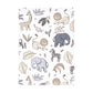 Hudson Baby Unisex Baby Flannel Burp Cloth 12Pk, Neutral Safari, One Size