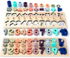 BEKILOLE Wooden Number Puzzle for Toddler Activities - Montessori Toys for Toddlers Shape Sorting Counting Game for Age 3 4 5 Ye