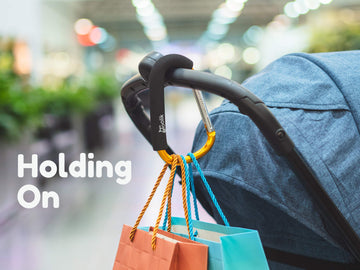 Toolik X-Large Baby Stroller Organizer Hook Clip For Hanging Diaper Bags (Gold)