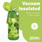 Jarlson Kids Water Bottle With Straw - Charli - Insulated Stainless Steel Water Bottle - Thermos - Girlsboys (Dinosaur Star, 12