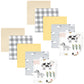 Hudson Baby Unisex Baby Flannel Cotton Washcloths, Cute Farm 10 Pack, One Size