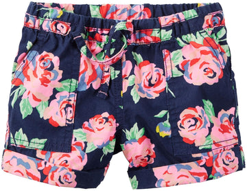 Carter'S Baby Girls Woven Shorts 236G175, Large Floral Print, 3 Months