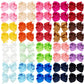40Pcs 4 Inch Hair Bows For Girls,Hand-Made Grosgrain Ribbon Hair Bow Alligator Clips Hair Accessories For Toddlers Baby Girls Ki
