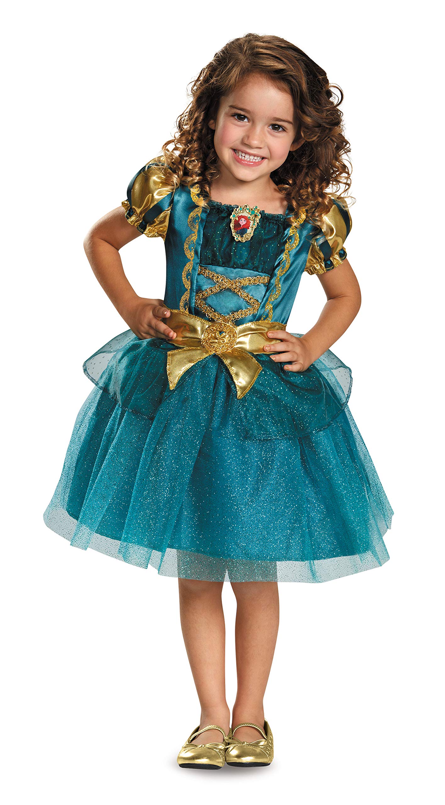 Disguise Disney Princess Merida Brave Toddler Girls' Costume, Large (4-6X)