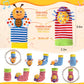 PADONISE Baby Wrist Rattles Foot Finder Rattle Socks Baby Bracelets for Infant Girls Boys Learning Toy Newborn Toys Baby Socks B