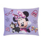 Disney Minnie Mouse I Am Awesome Lavender And Pink, Figaro Plush Decorative Throw Pillow