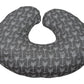 Adorology Nursing Pillow Slipcover, Gray Arrow Design, Maternity Breastfeeding Newborn Infant Feeding Cushion Cover Case, Baby S
