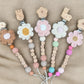Personalized Custom Crochet Pacifier Clip Boys And Grils, Paci Binky Holder Custom Name Baby Gift, Baby Shower Gift, New Birth G