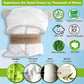 Channing & Yates Premium Boutique Organic Baby Bath Towel And Washcloth Set - Vicose Bamboo Baby Hooded Towel - Soft Baby Towels