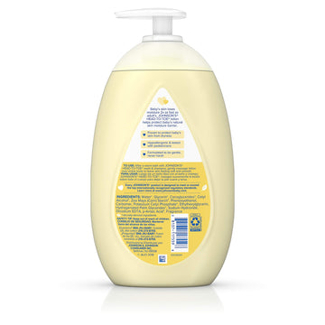 Johnson'S Head-To-Toe Moisturizing Baby Body Lotion For Sensitive Skin, Hypoallergenic And Paraben-, Phthalate- And Dye-Free Bab