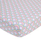 Everything Kids Rainbow Unicorn Pink, White And Rainbows 4 Piece Toddler Bed Set - Comforter, Fitted Bottom Sheet, Flat Top Shee