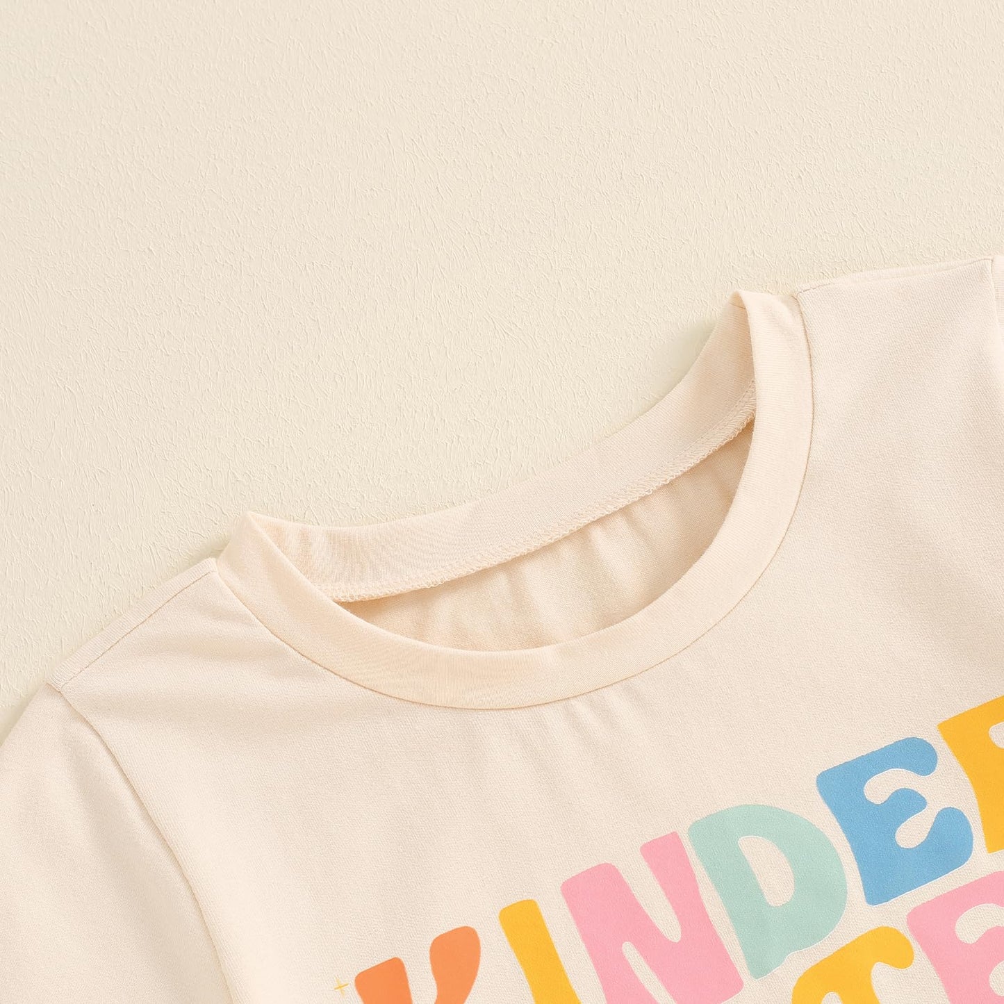 Toddler Baby Girl Back To School Outfit Kindergarten Pre K First Grade Short Sleeve T-Shirt First Day Of School Tops (Kindergart