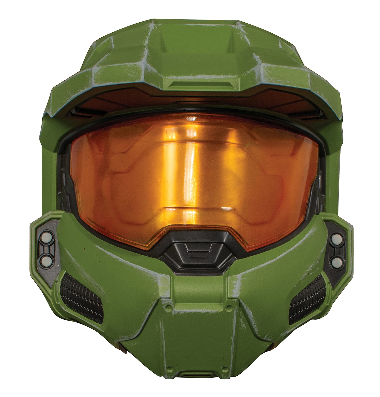 Halo Master Chief Helmet For Kids, Official Halo Infinite Costume Accessory, Single Child Size Full Helmet With Visor, Green & G