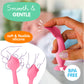 Bumco Mini Diaper Cream Spatula With Case - Bpa-Free Butt Spatula Baby, Soft & Flexible Diaper Spatula, Diaper Cream Applicator,