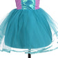 Lito Angels Princess Dress Up Mermaid Costumes For Baby Girl Halloween Christmas Fancy Party With Accessories Size 12-18 Months