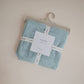 Mushie Baby Hooded Towel | Organic Cotton (Sea Mist)