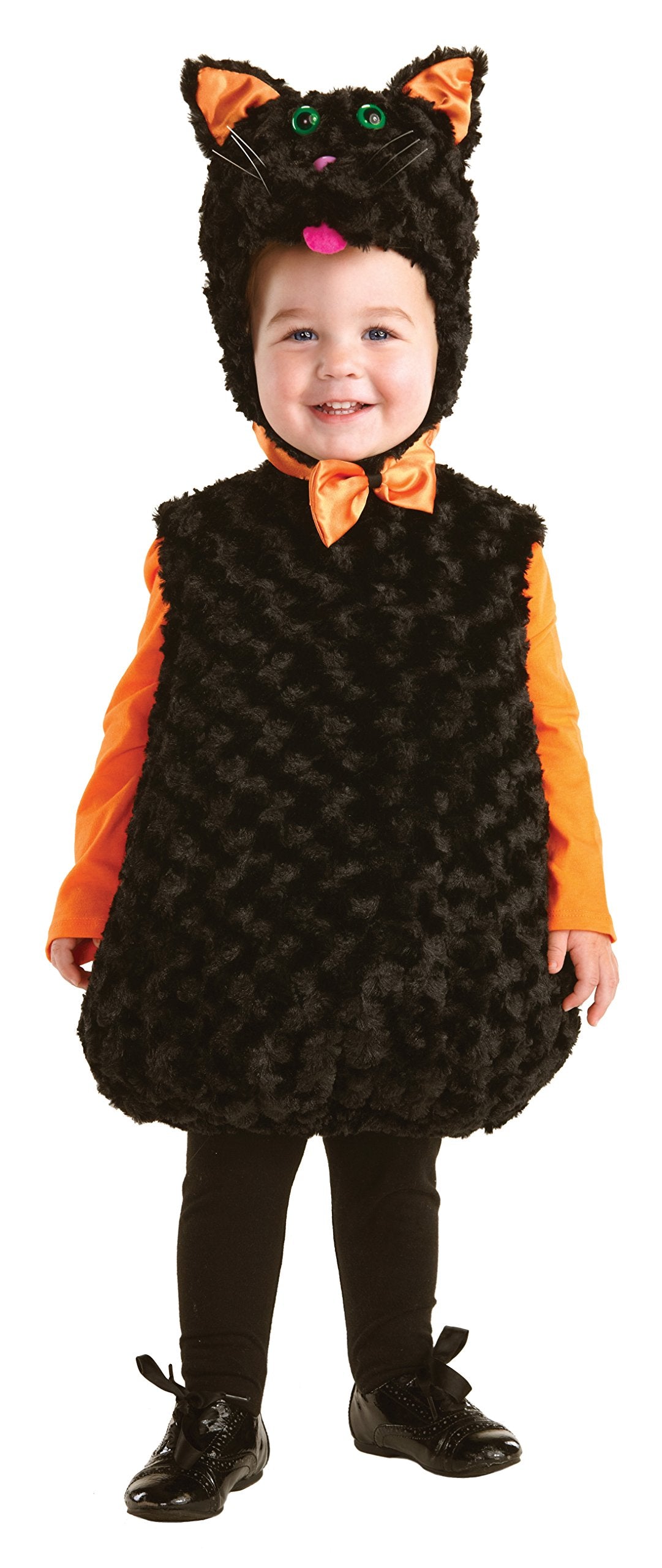 Underwraps Toddlers Black Cat Belly Babies Costume, Black, Extra Large (4-6)